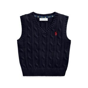 Polo by Ralph Lauren Navy V-Neck Sweater